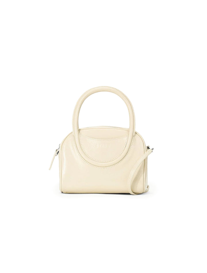 maude mini bowler bag in cream