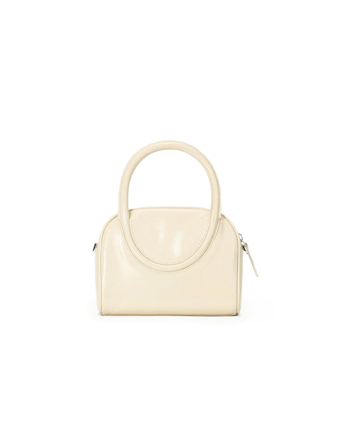 maude mini bowler bag in cream