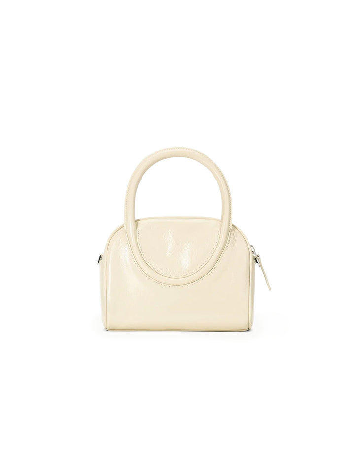 maude mini bowler bag in cream