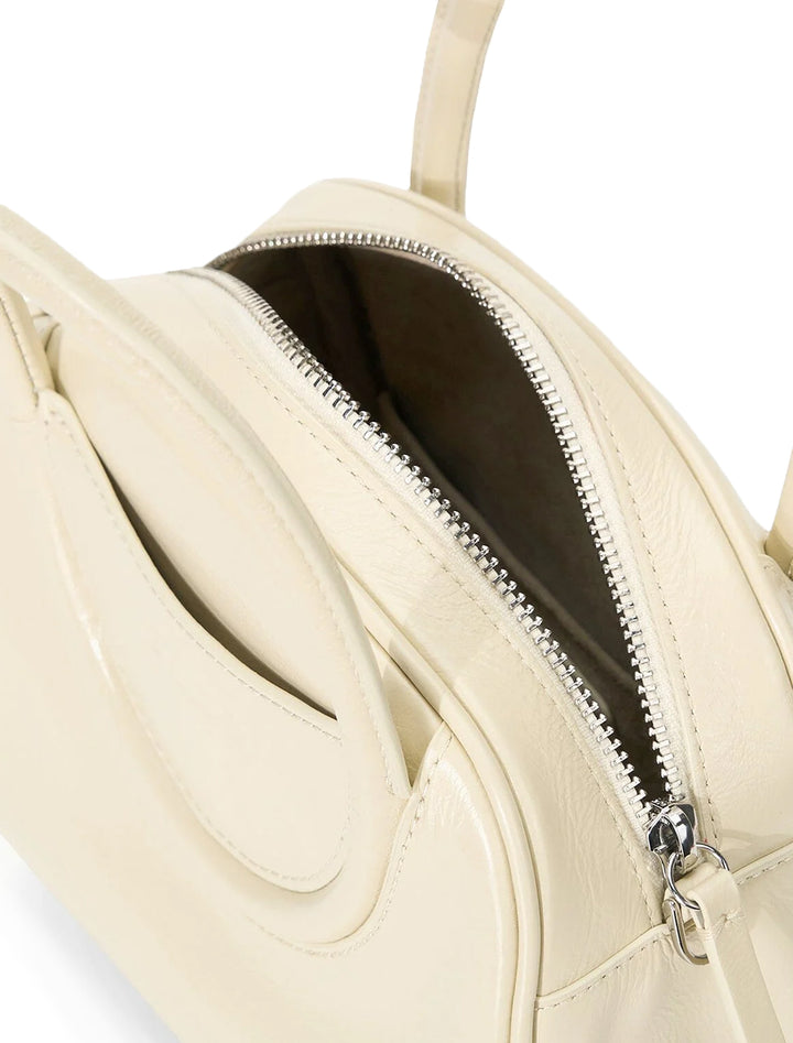 maude mini bowler bag in cream