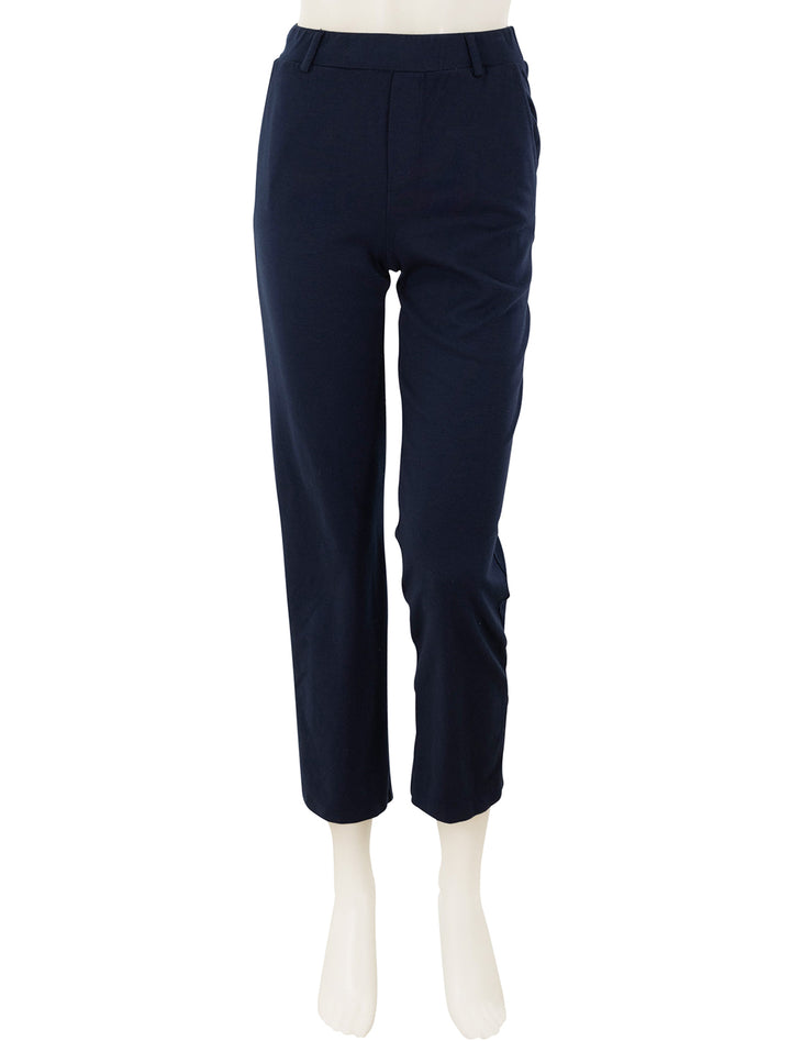 ponte cigarette pant in new navy