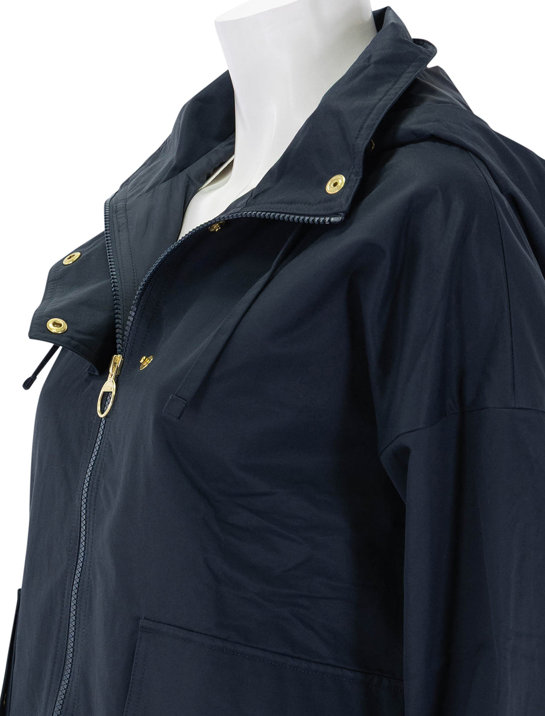 cecile showerproof jacket in dark navy