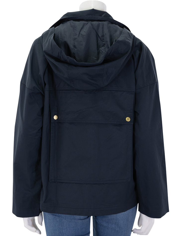 cecile showerproof jacket in dark navy