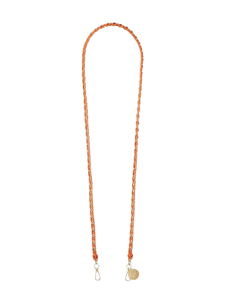 lou orange dore chain strap