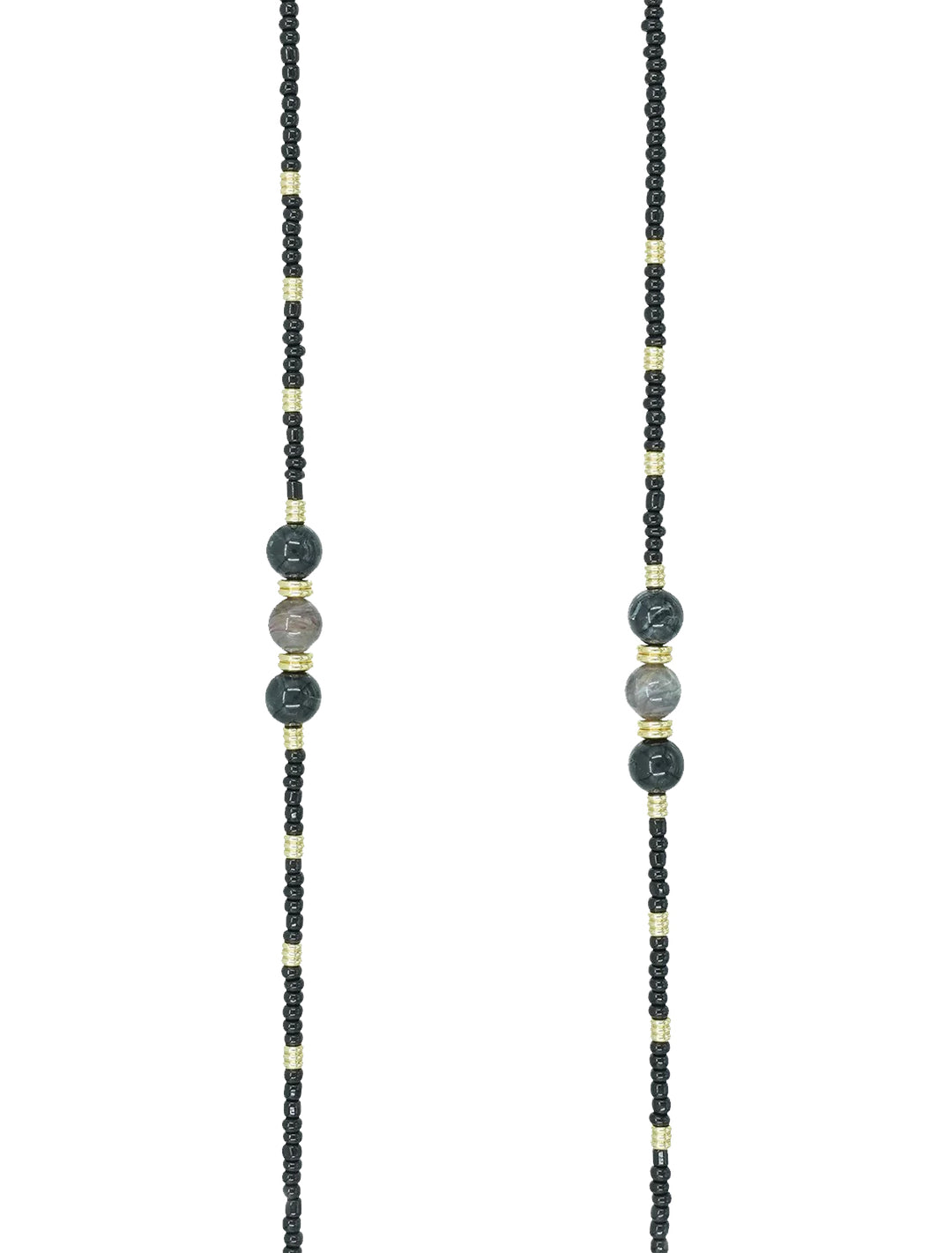 iris perles noires strap