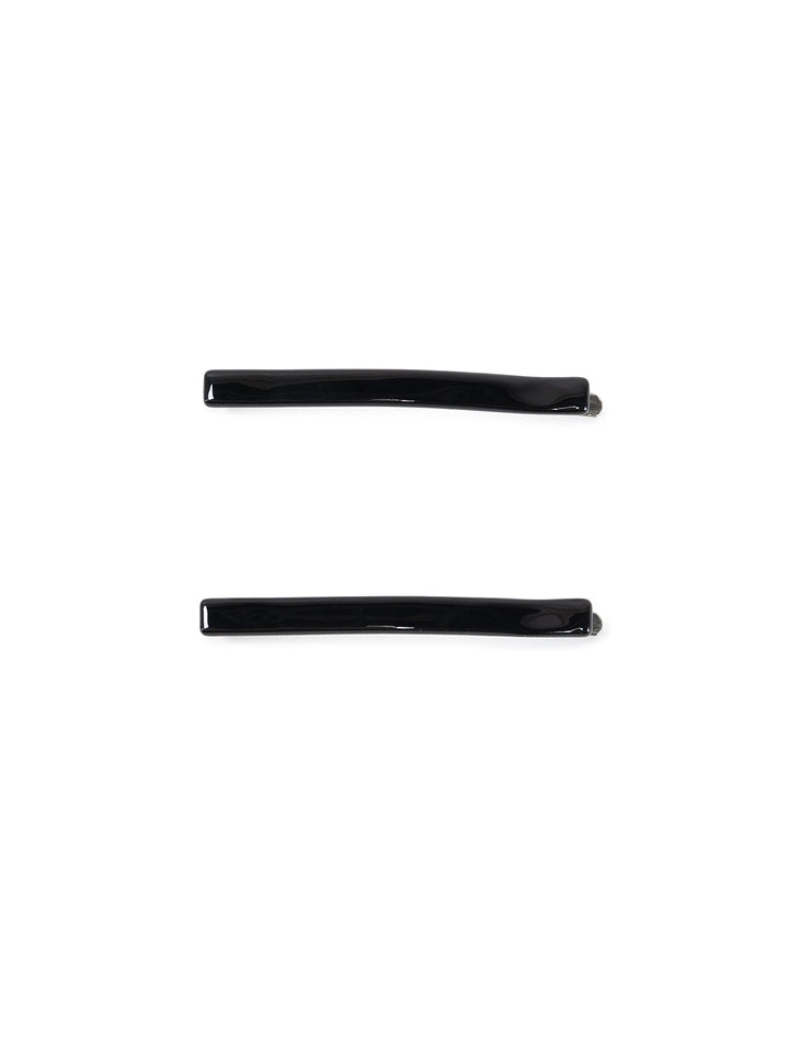 eco simple bobby pin set in black