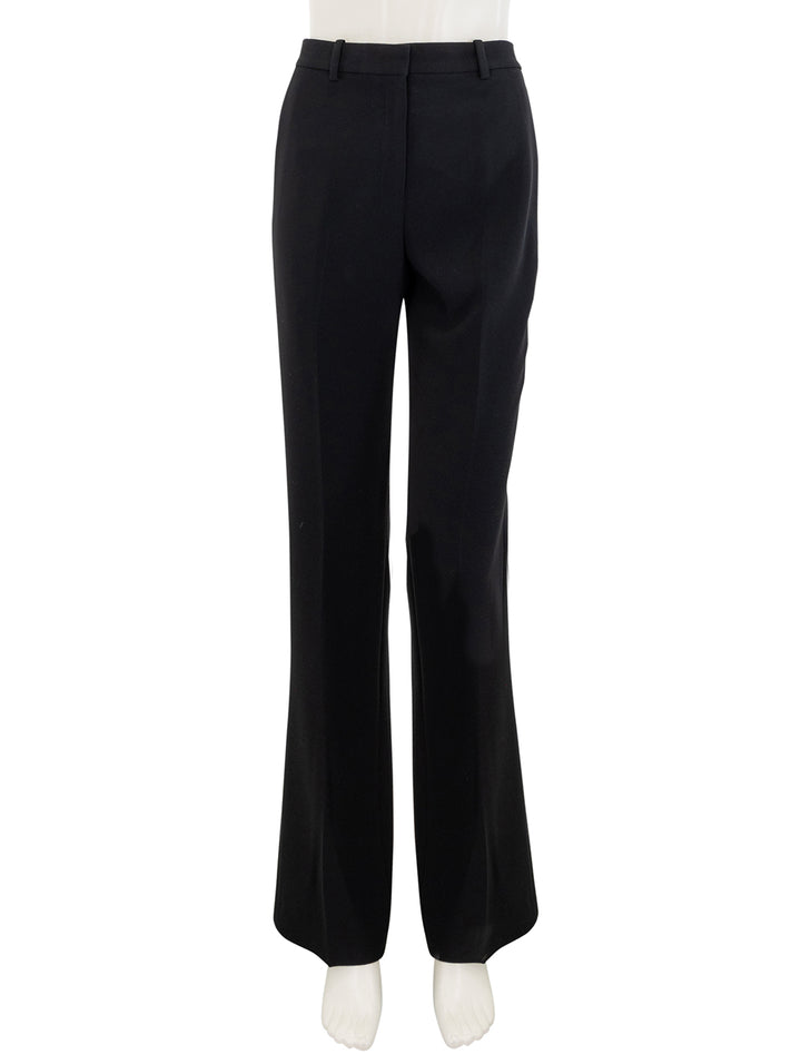 slim fit trouser in black admiral crepe