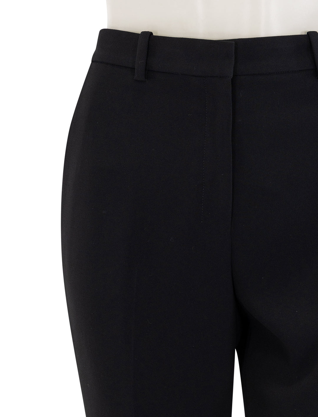 slim fit trouser in black admiral crepe