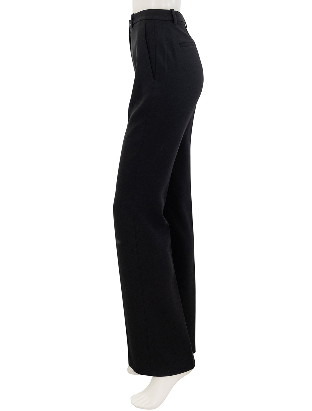 slim fit trouser in black admiral crepe