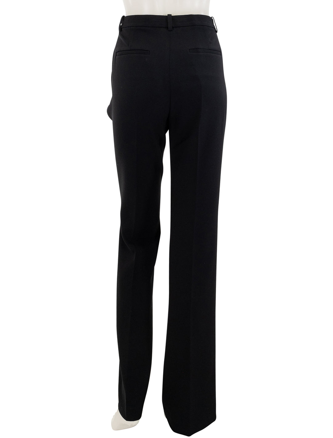 slim fit trouser in black admiral crepe