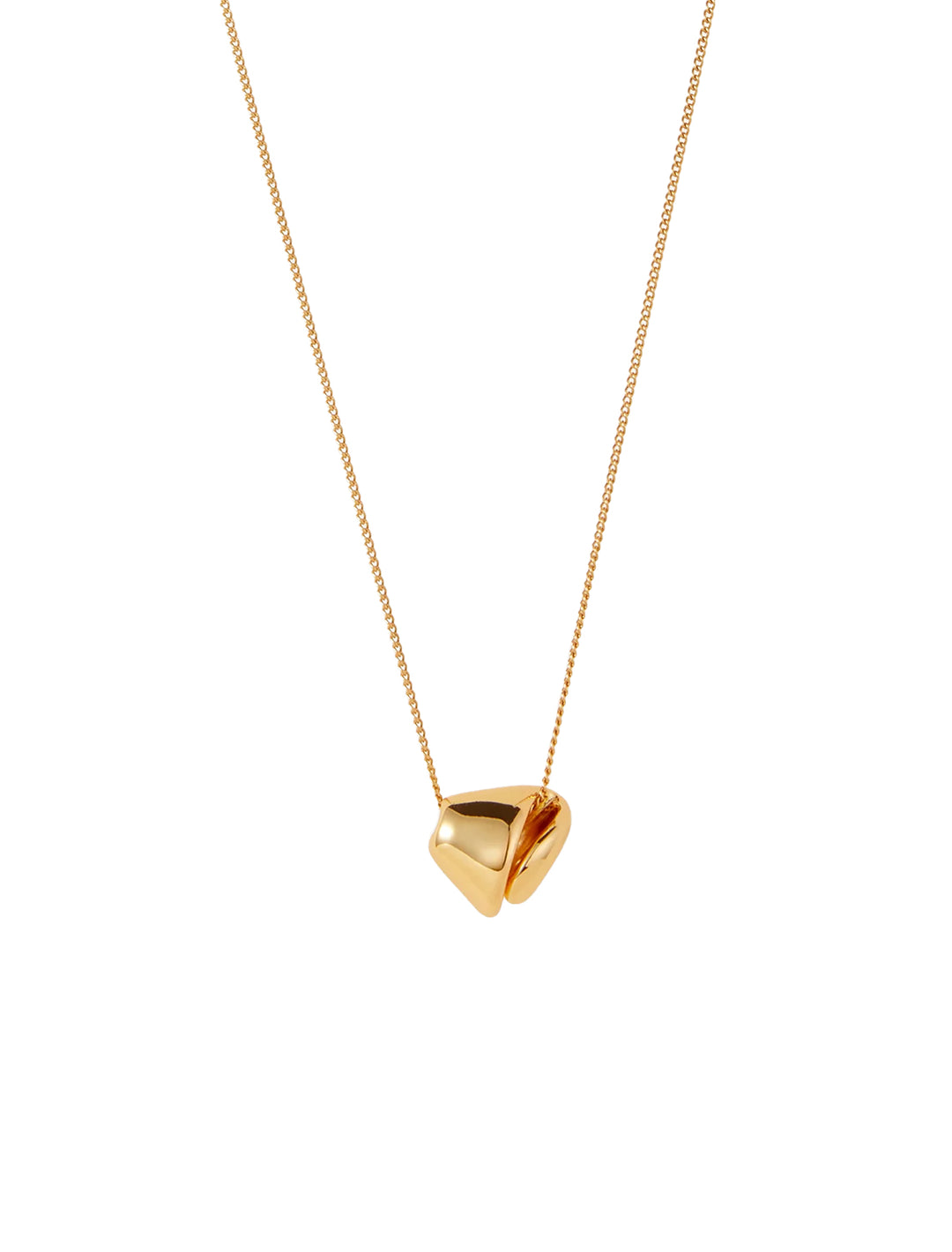 rio pendant necklace in gold