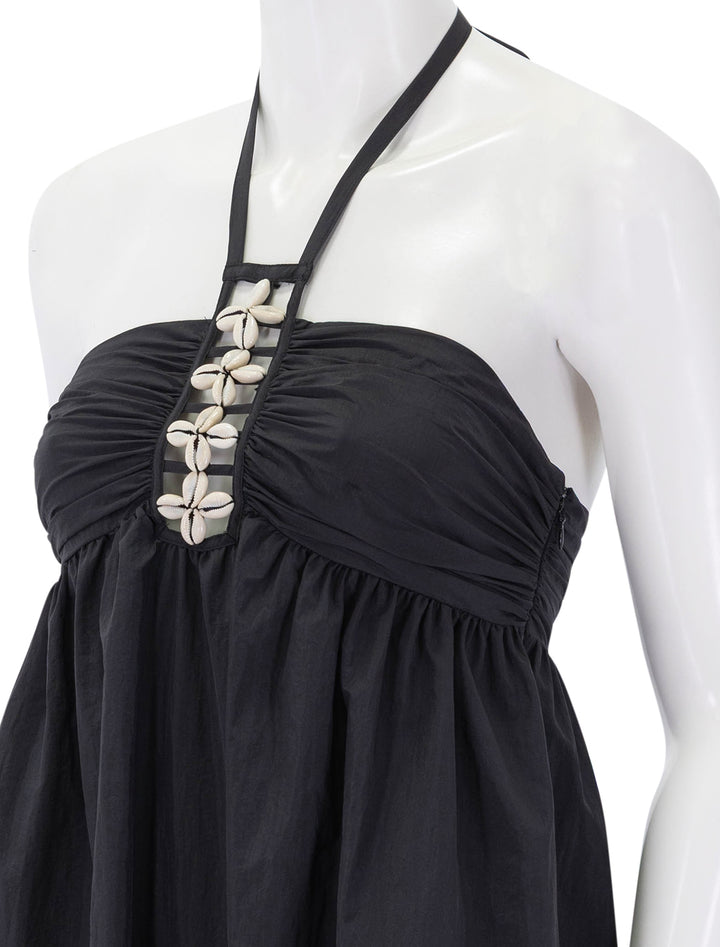 palazzo dress in black