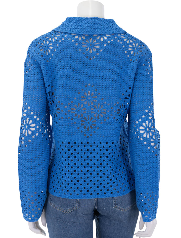 louiza top in french blue