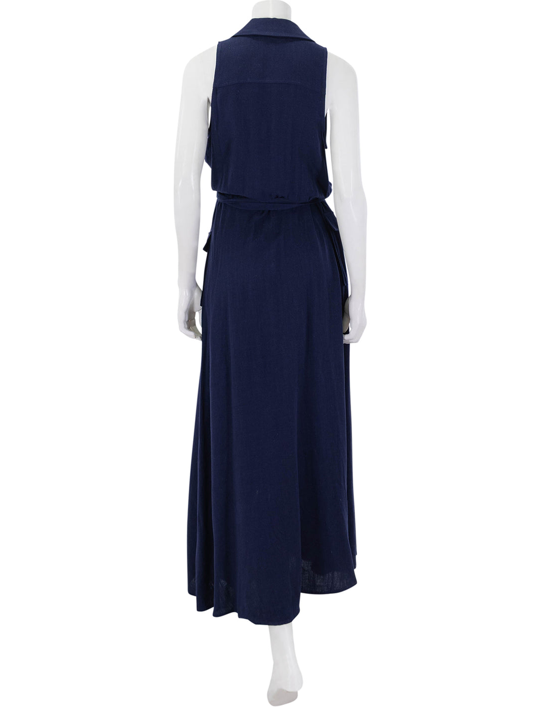 mayer military maxi dress in midnight