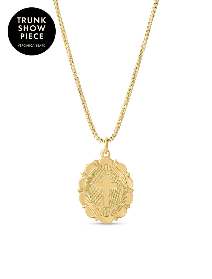 gold filled st. anthony necklace