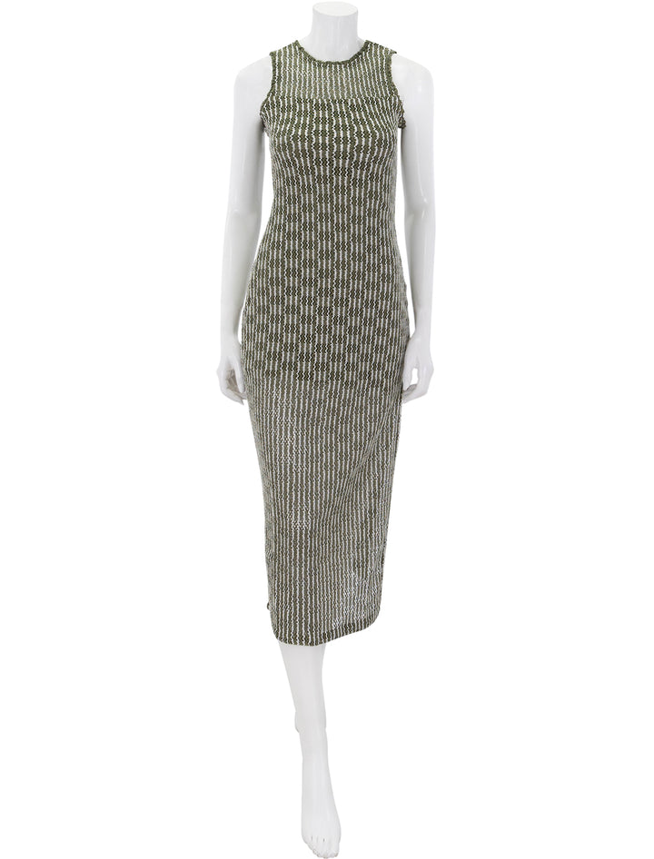 nyssa dress in burnt olive