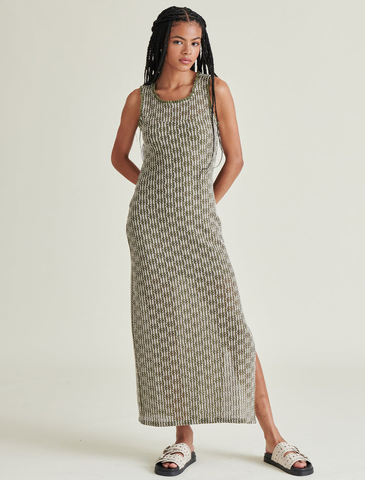 nyssa dress in burnt olive