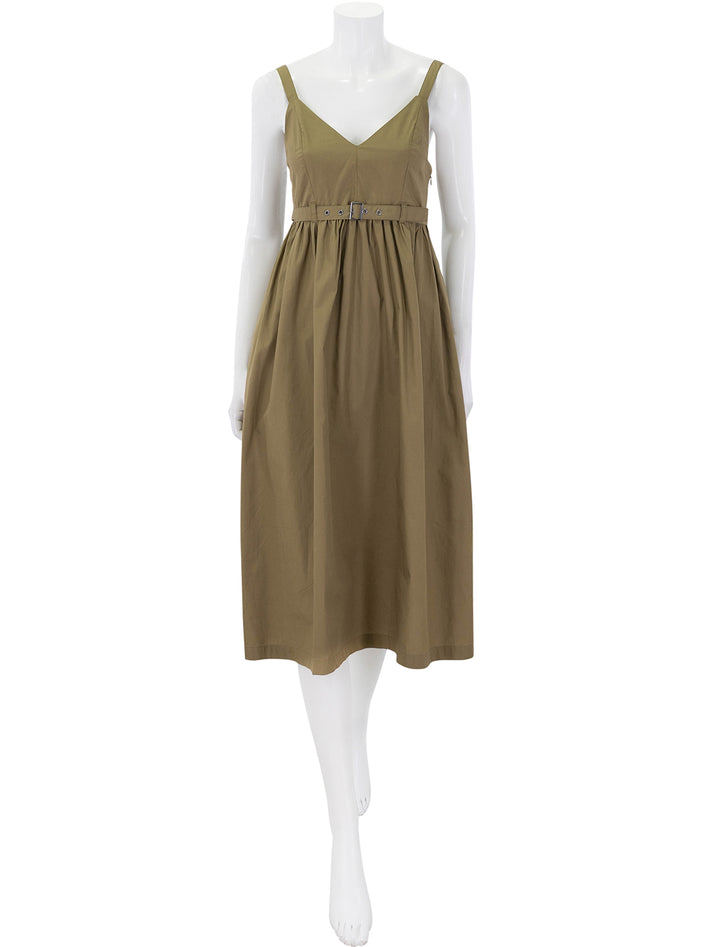 juno dress in gothic olive
