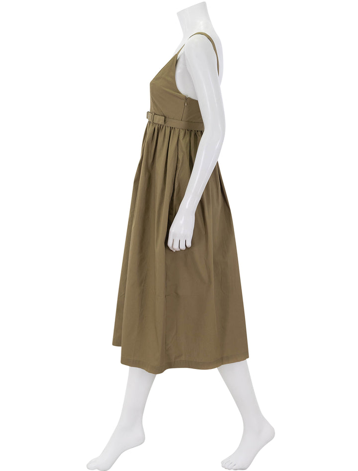 juno dress in gothic olive