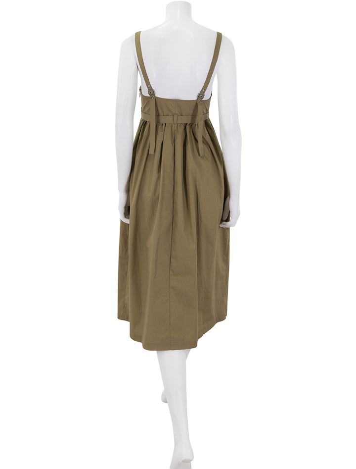 juno dress in gothic olive
