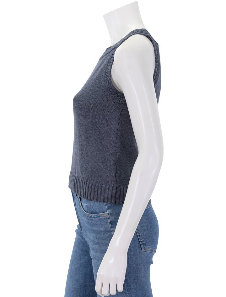 talula sweater tank in ink