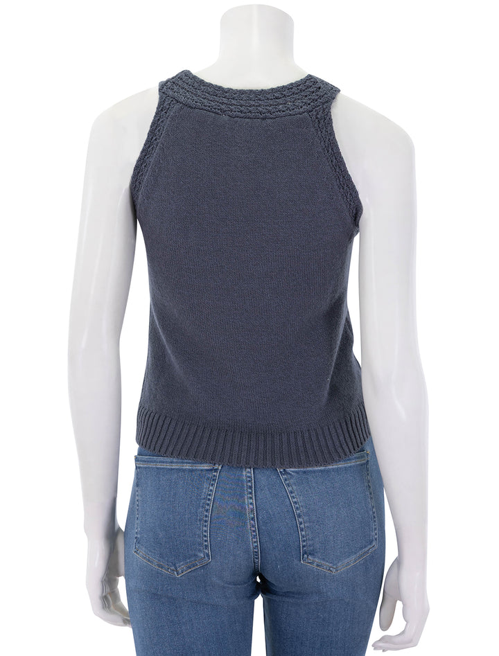 talula sweater tank in ink