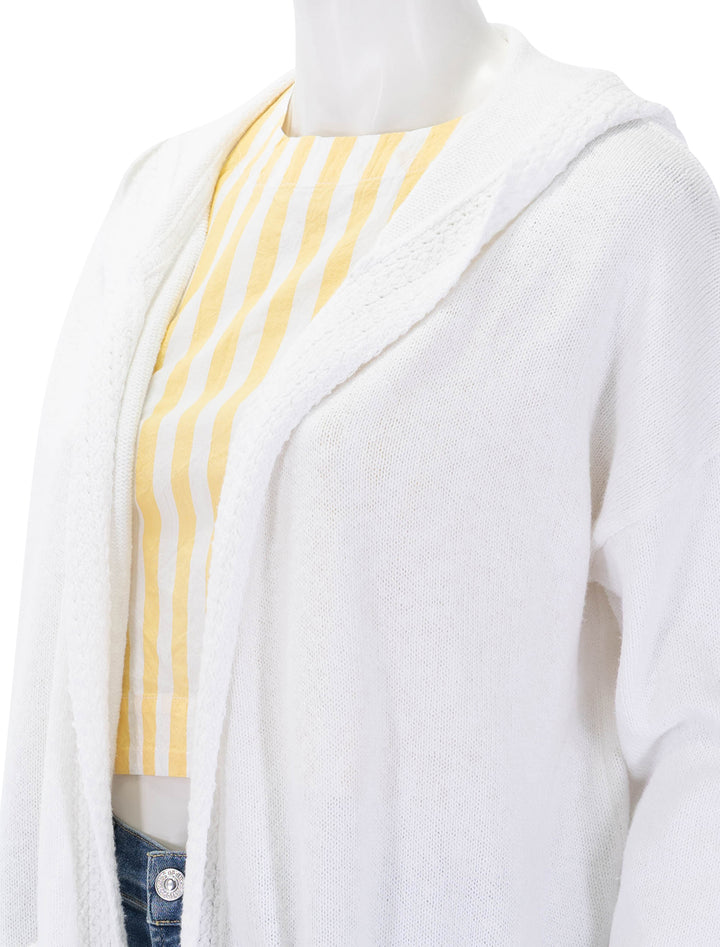talula sweater cardigan in white