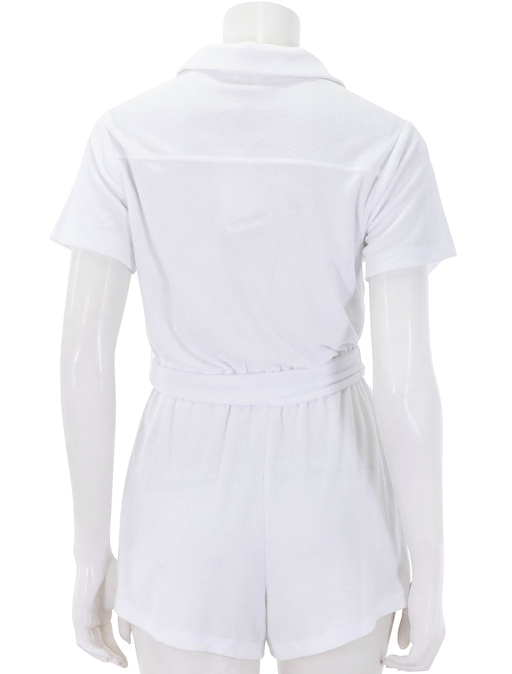 taryn terry romper in white