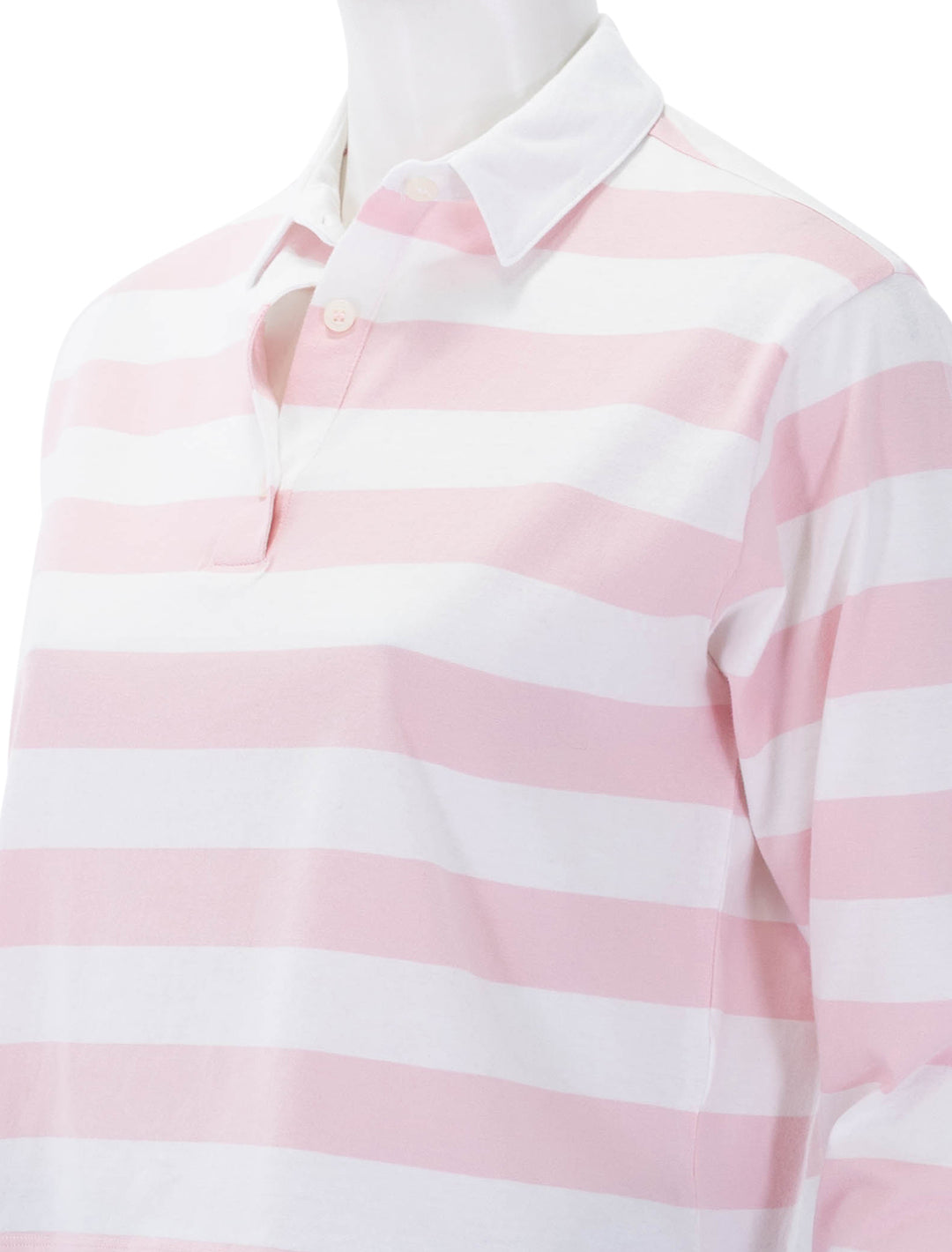 the lexie in pink and white stripe