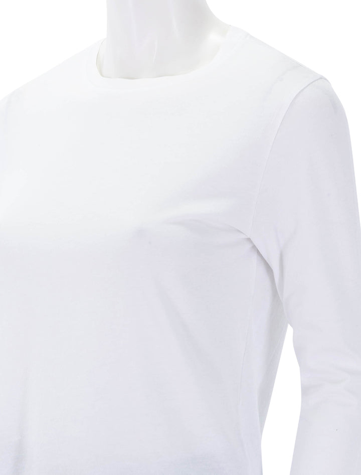 the modern long sleeve tee in cream