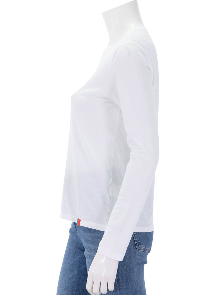 the modern long sleeve tee in cream