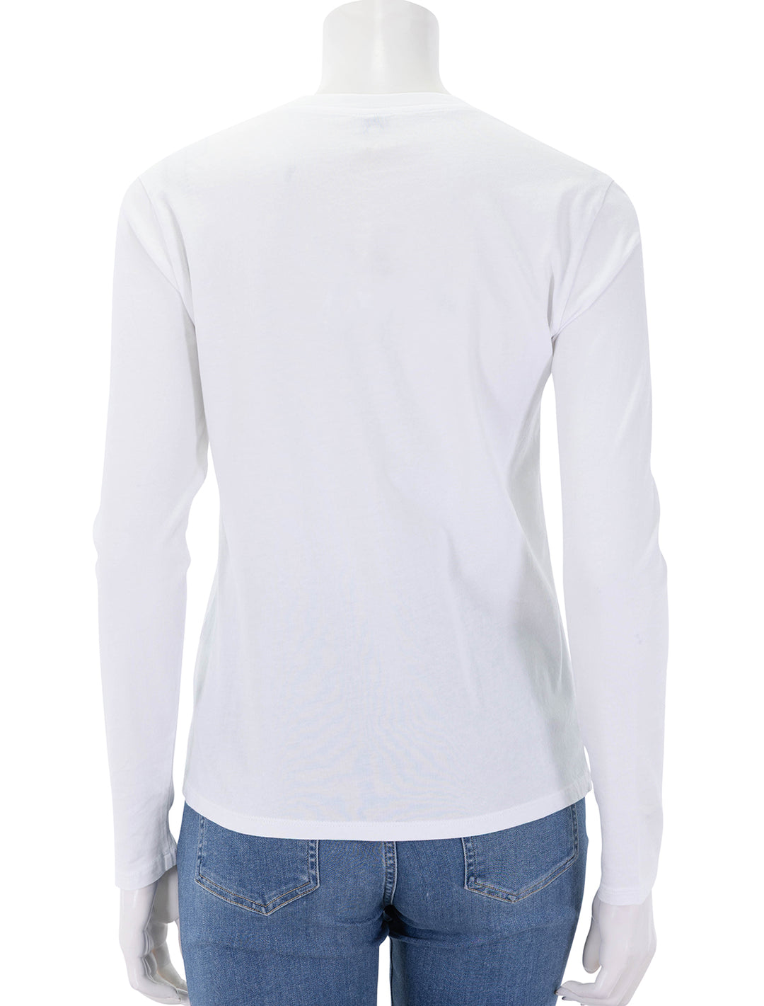 the modern long sleeve tee in cream