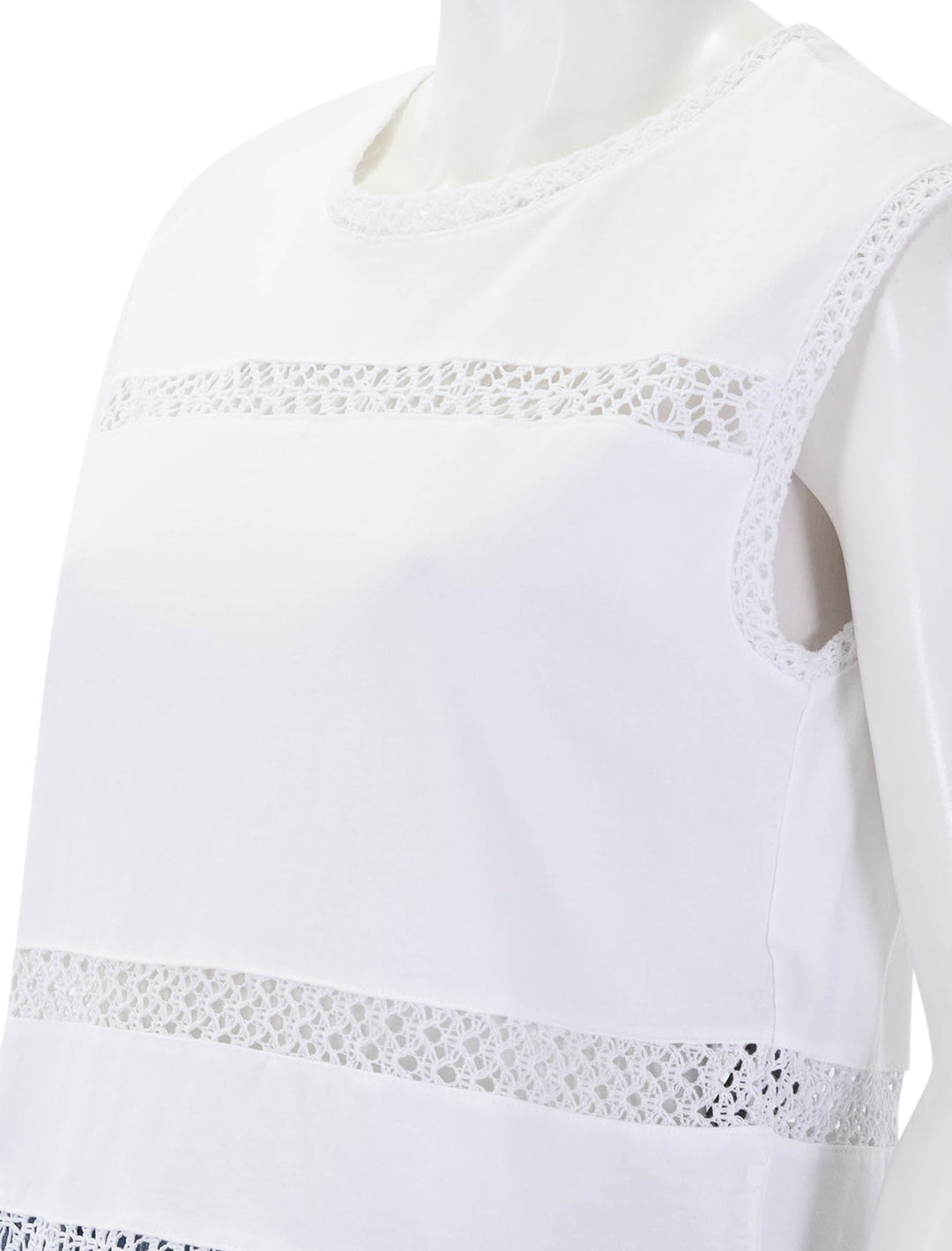 rosie muscle tank in white