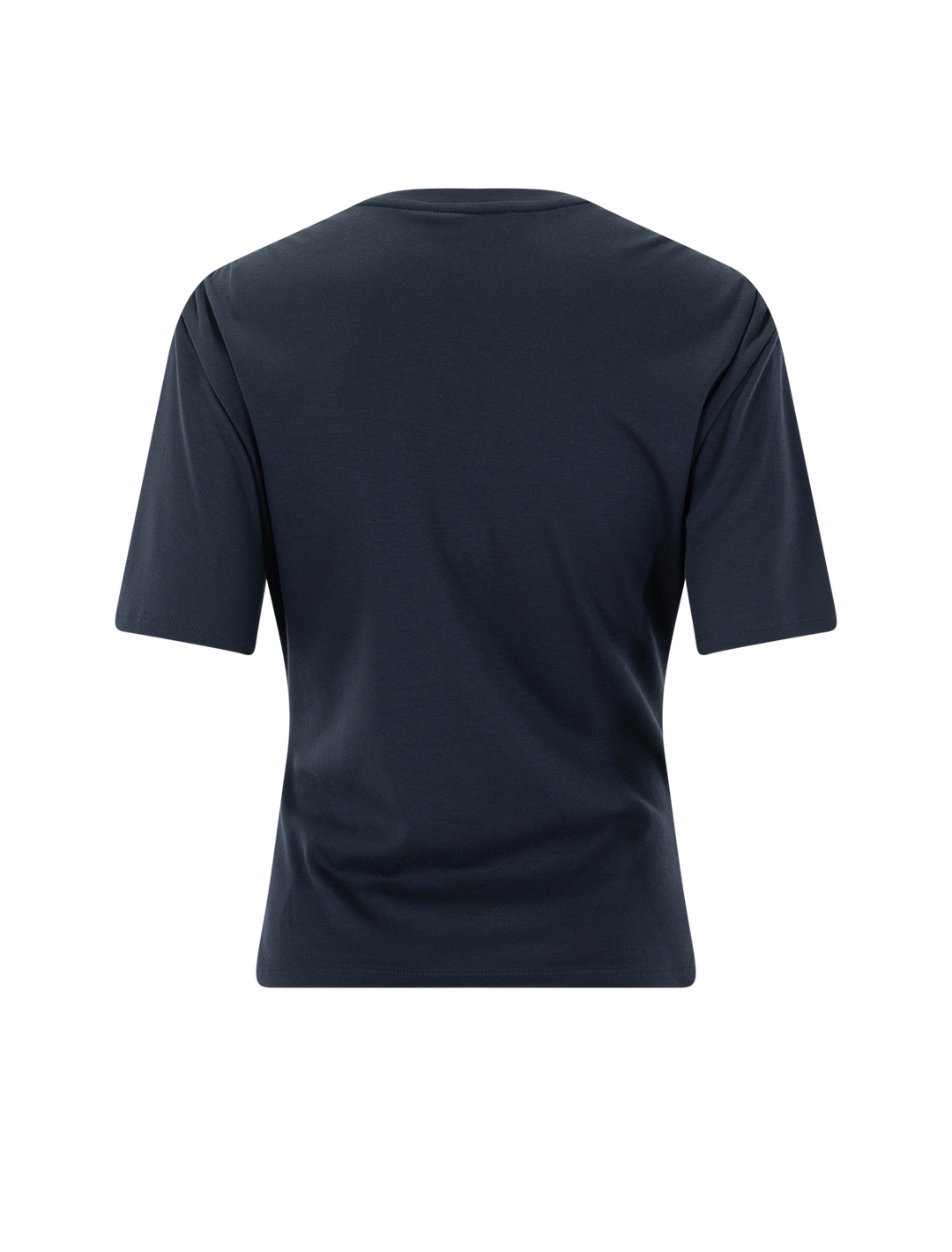 gathered shoulder clinton tee in nocturn navy
