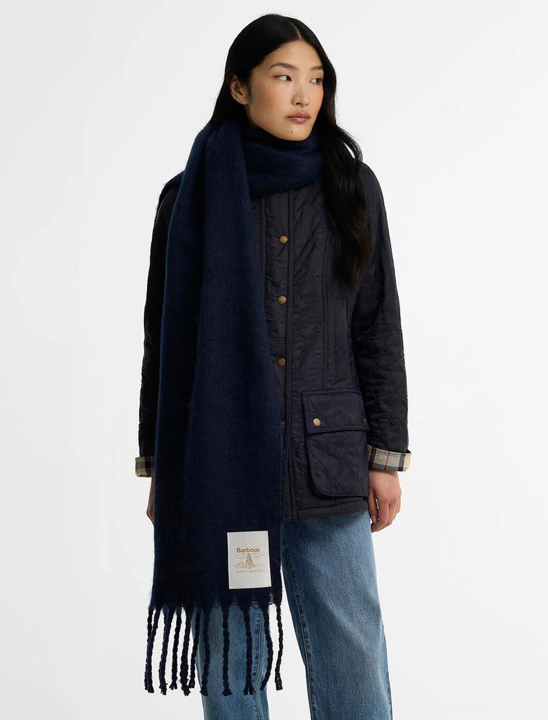 ellison scarf in navy