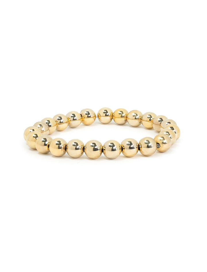 gold ball stretch bracelet