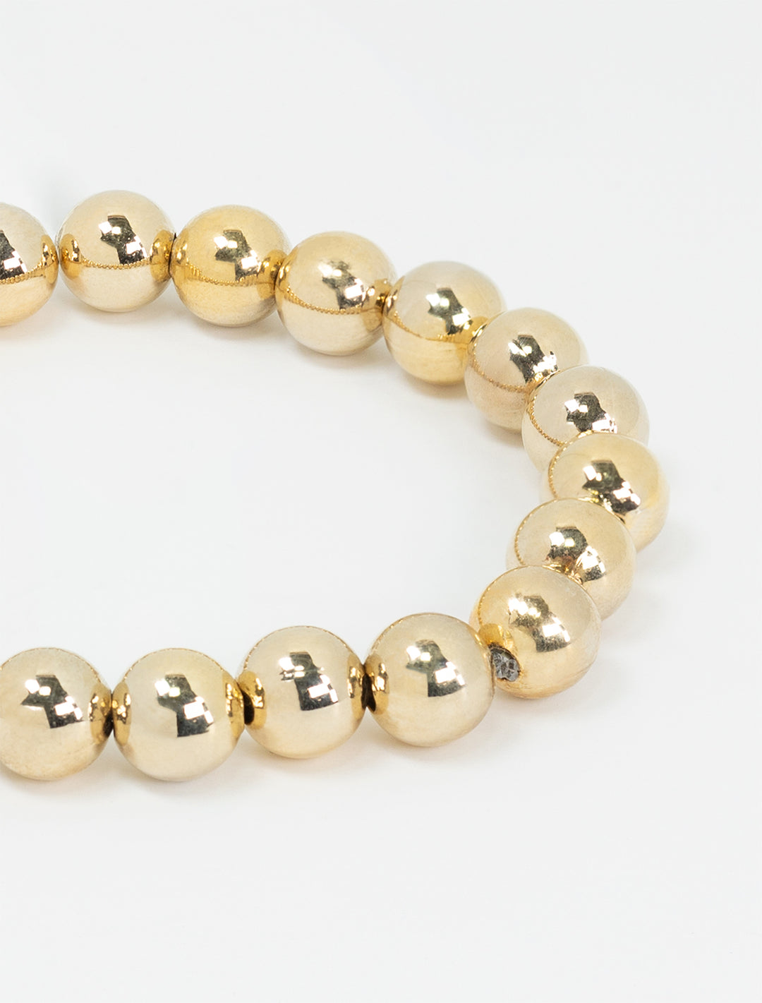 gold ball stretch bracelet