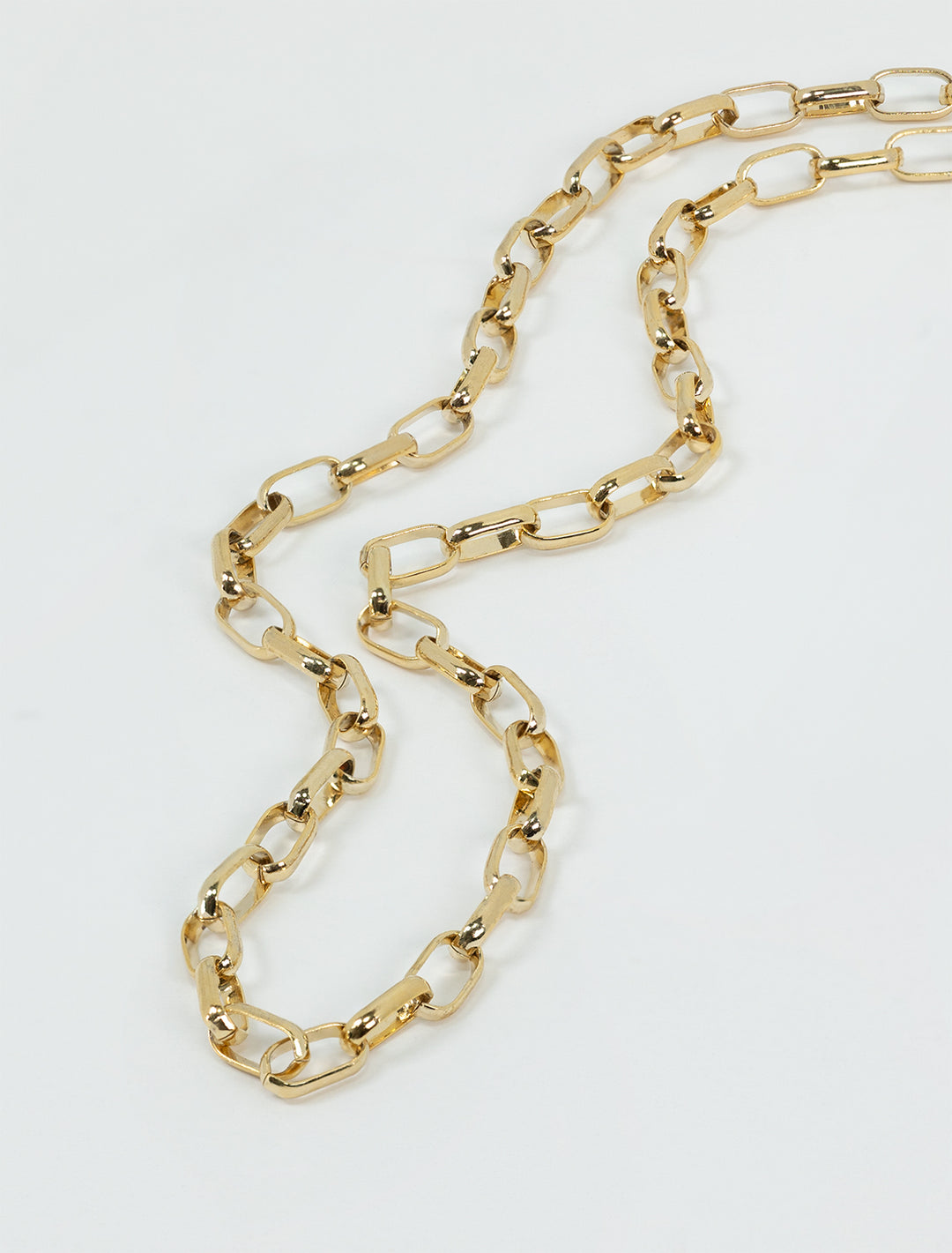 dainty paperclip chain necklace