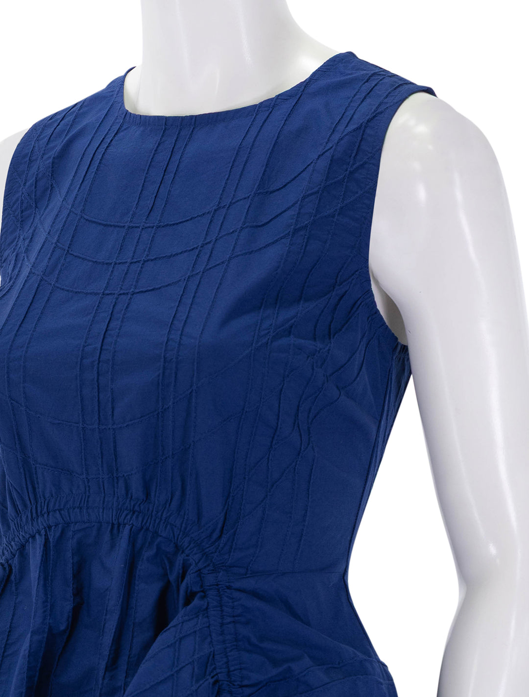 close up view of camden tank in blueberry
