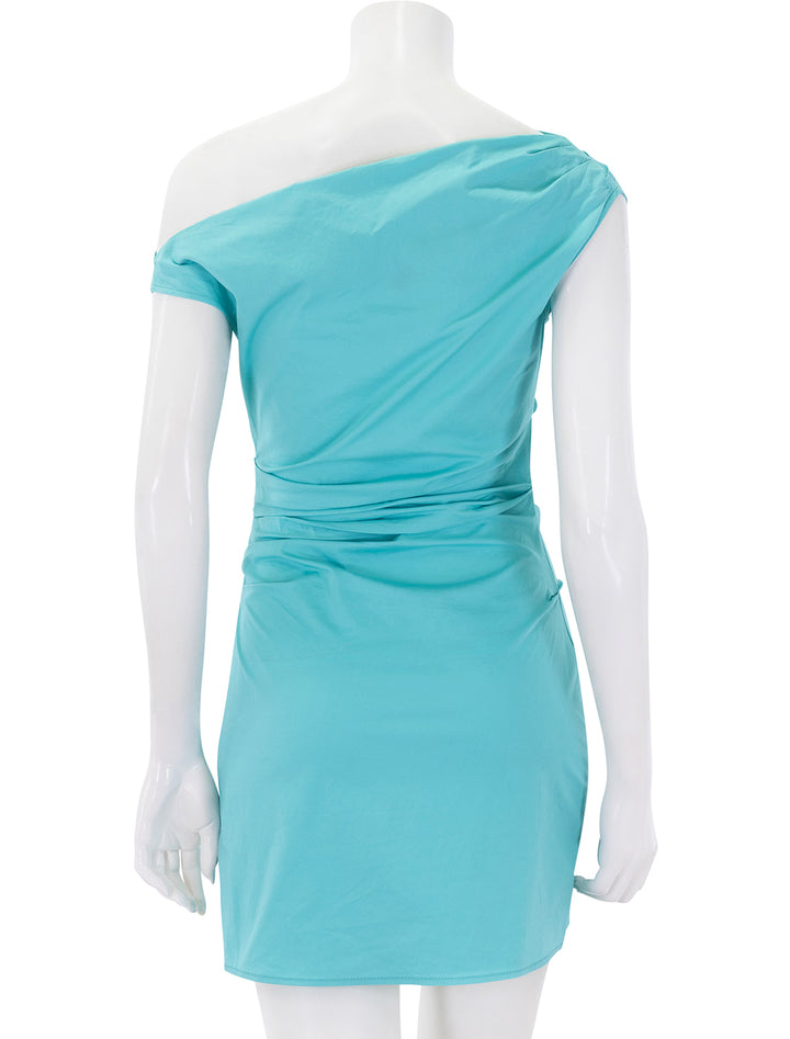 phare mini dress in teal