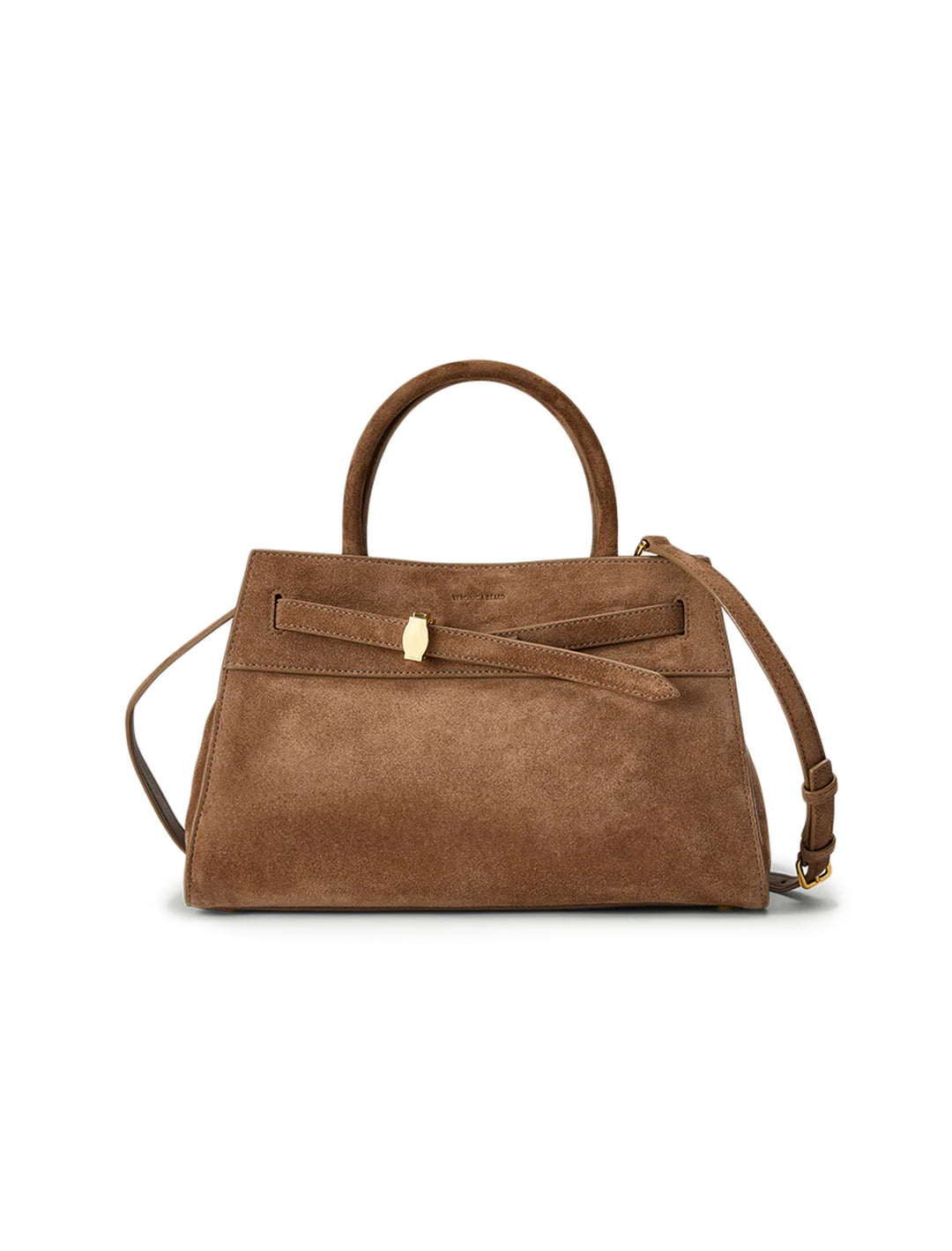 dash bag in bark suede
