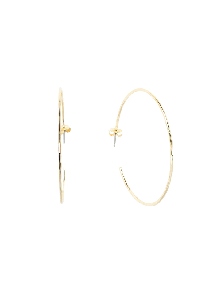 large fairy hoops in gold