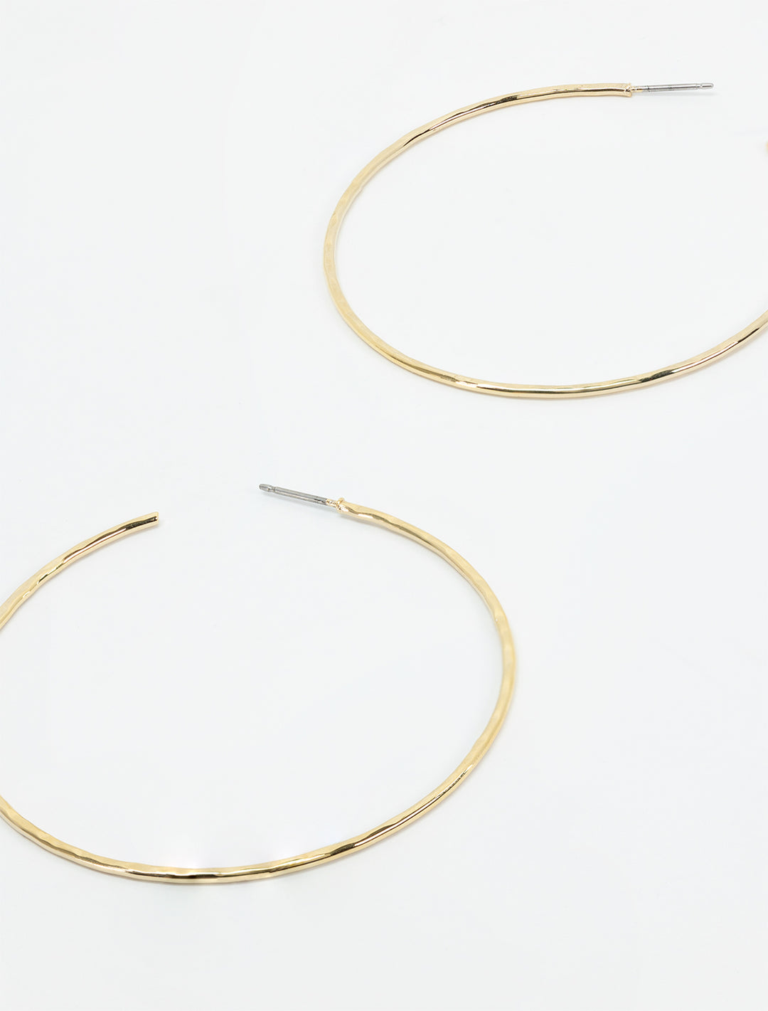 large fairy hoops in gold