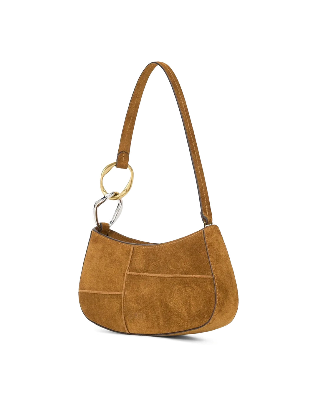 ollie bag in tan suede