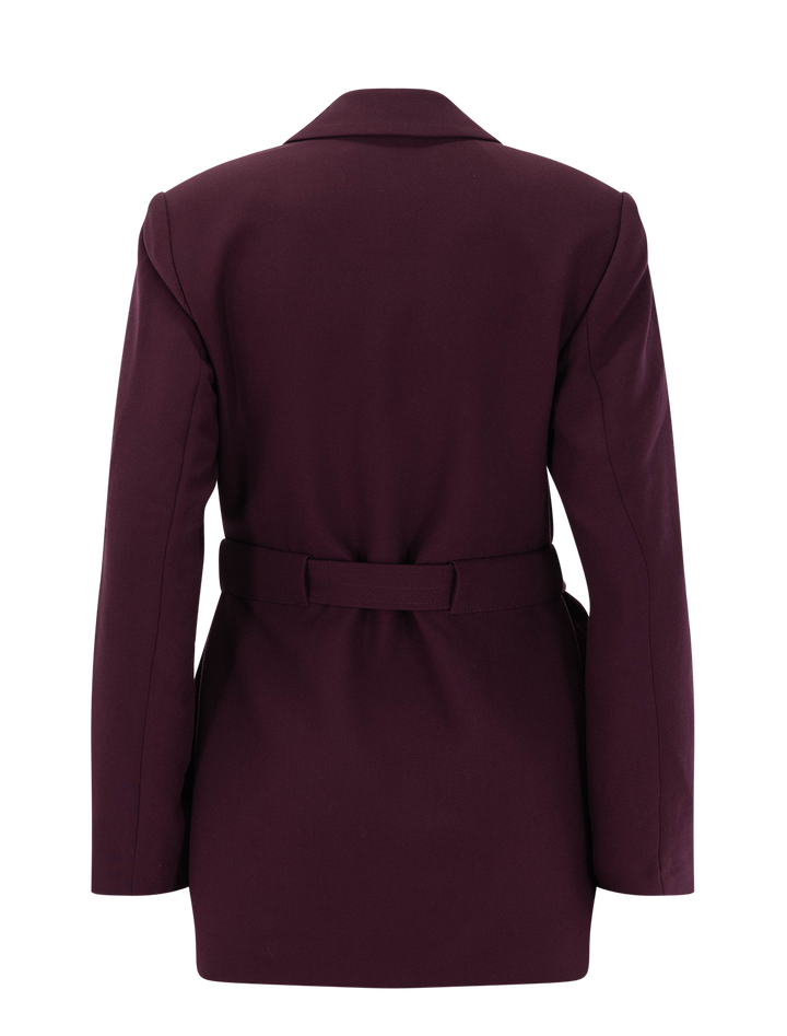 twill suiting blazer in port royale