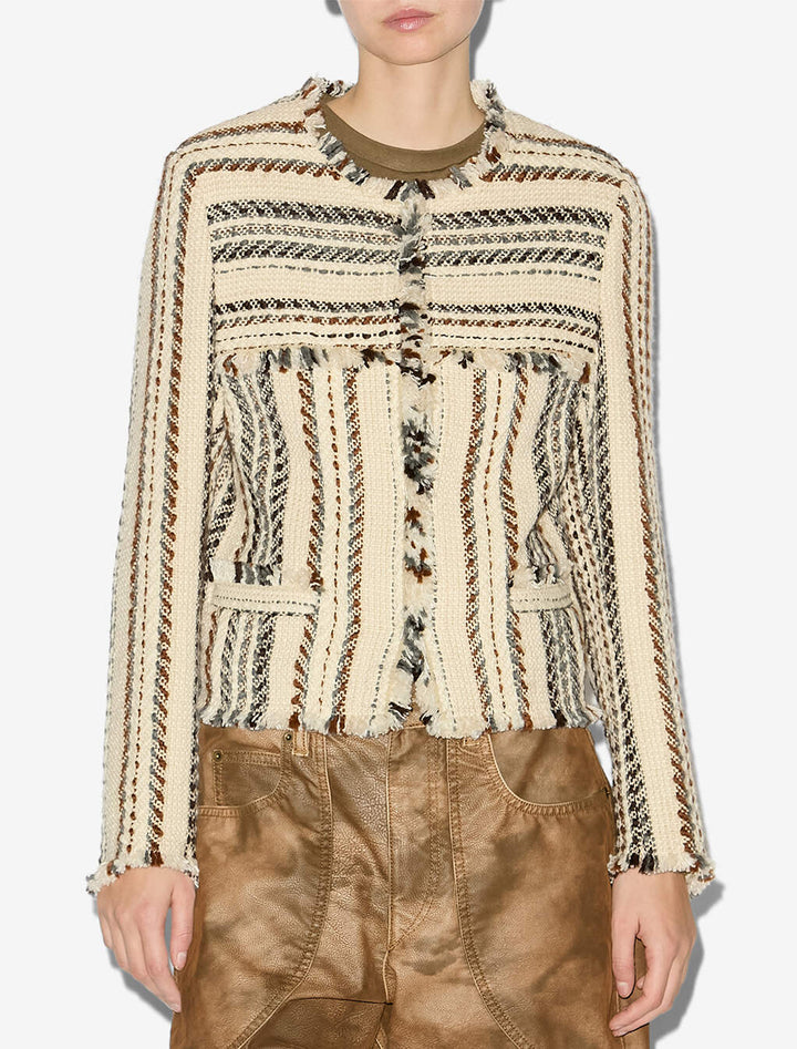 izaria jacket in ecru