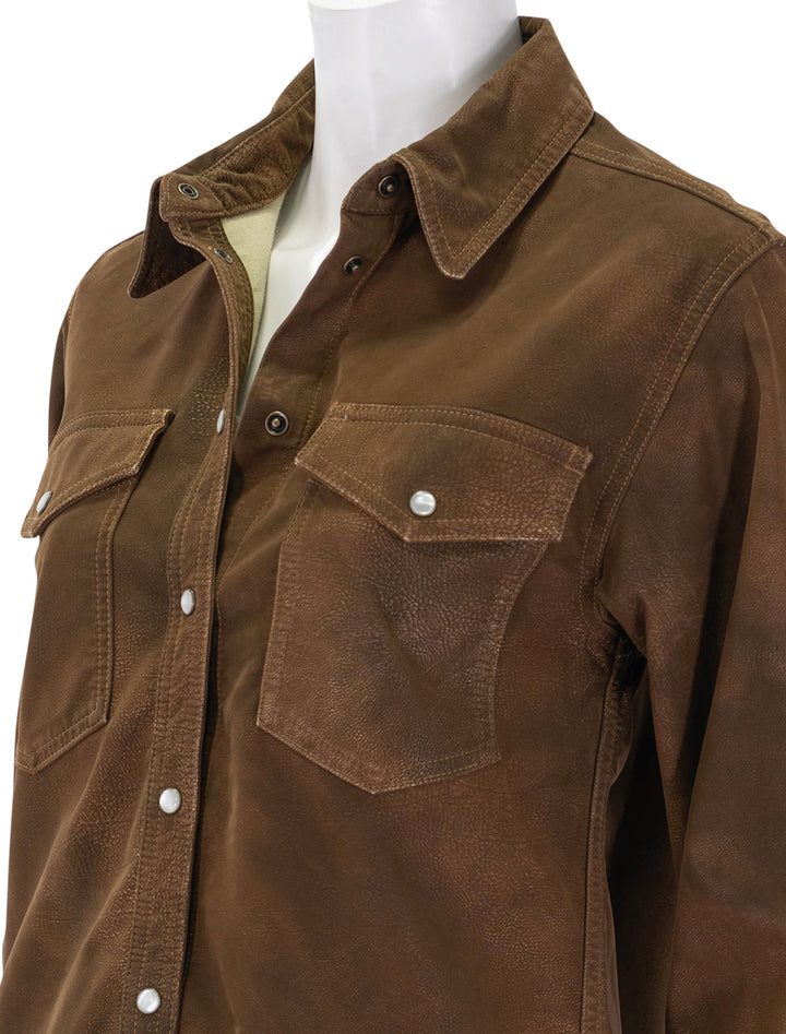 karima shirt tobacco