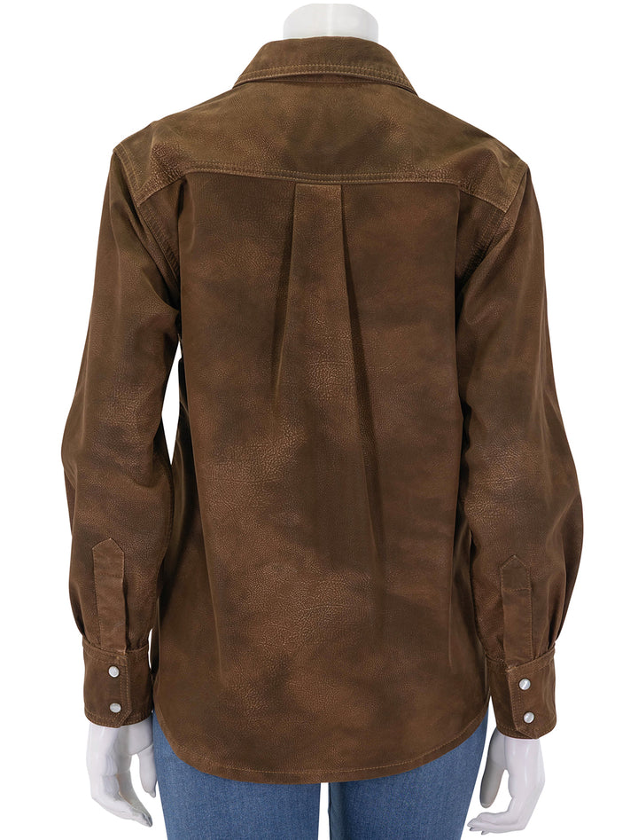 karima shirt tobacco