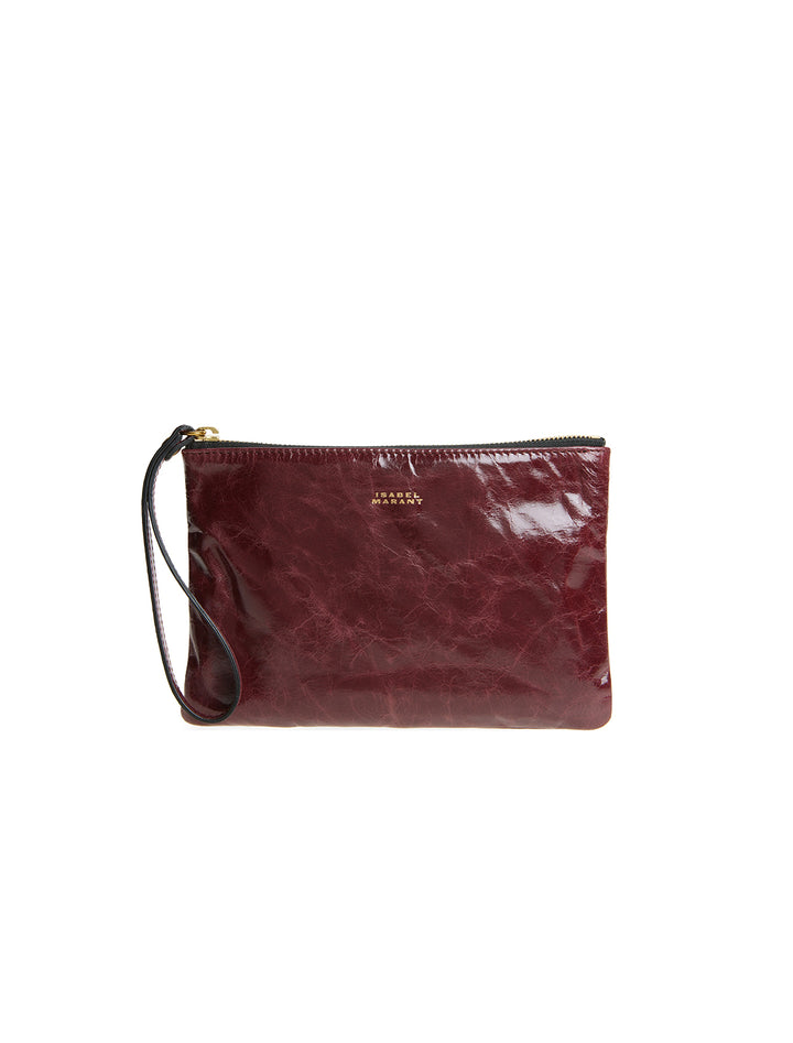 wardy mino zip pouch in grapefruit