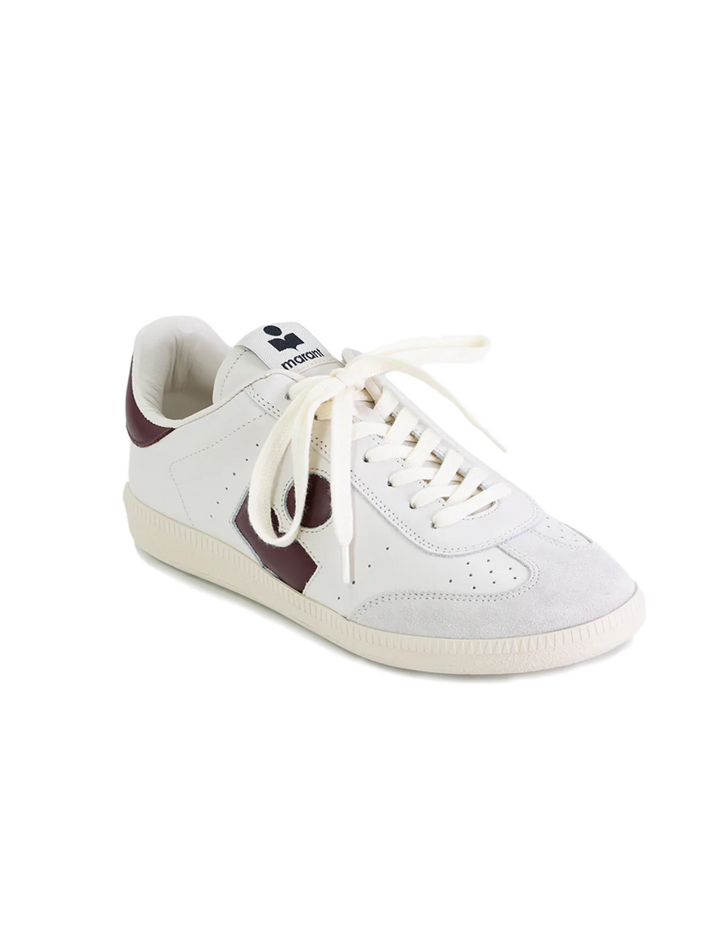 bryce sneaker in burgundy